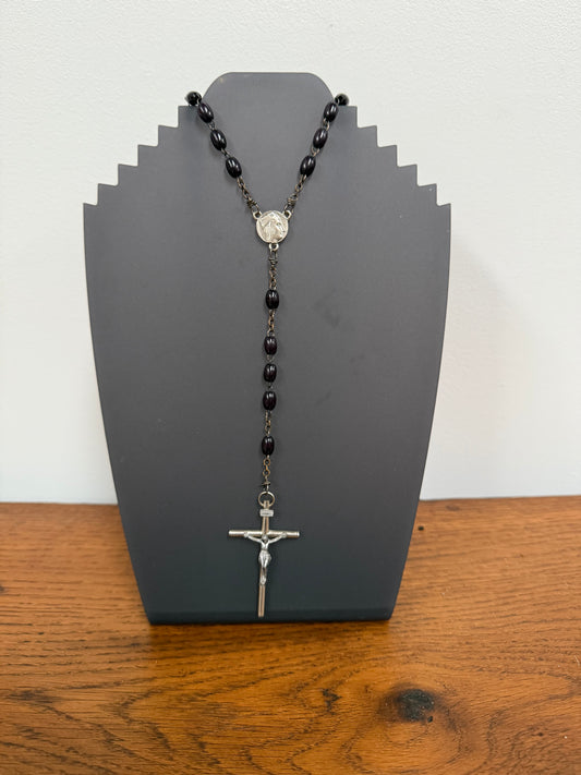 Vintage Wood Rosary Beads