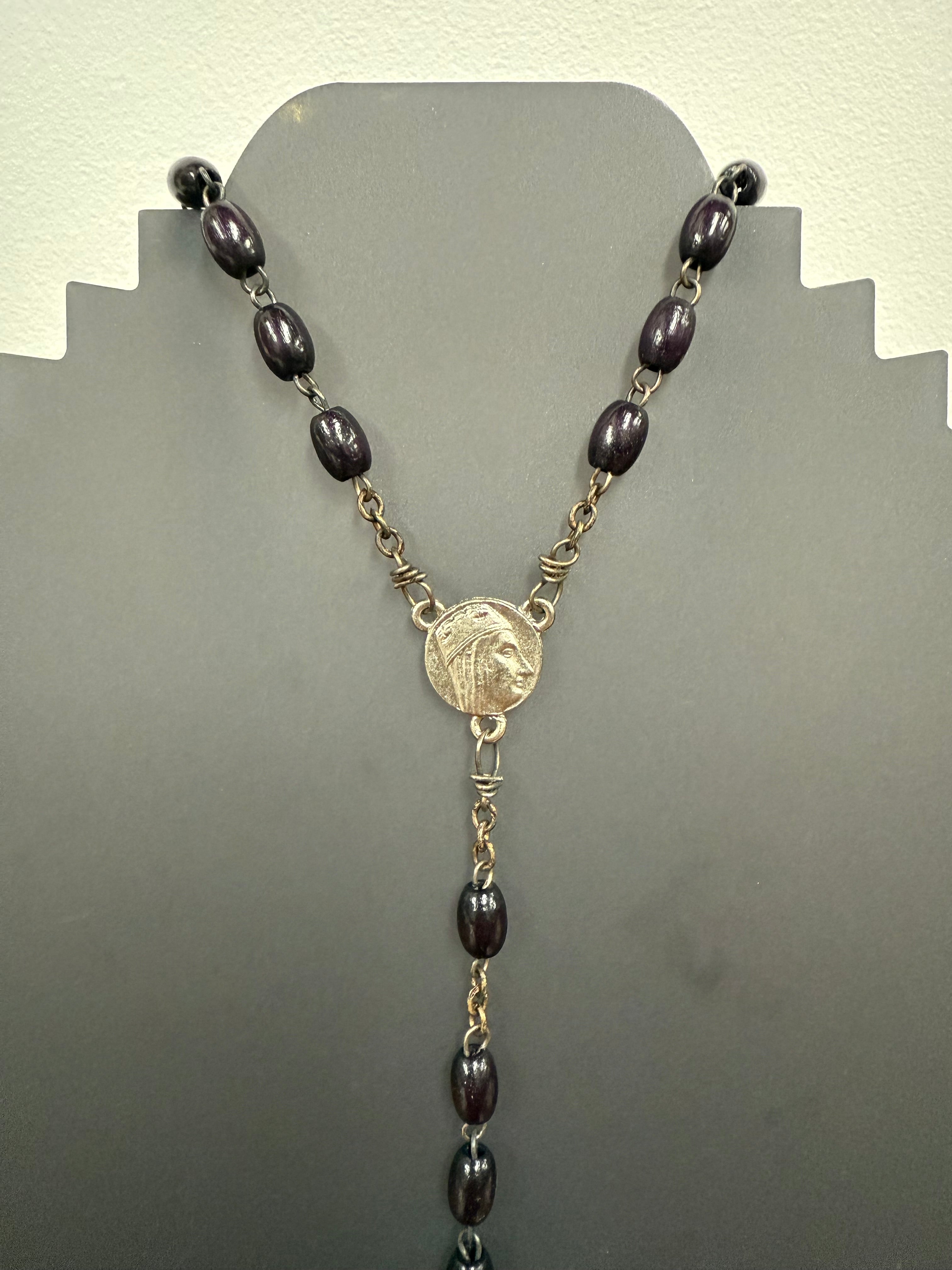 Vintage Wood Rosary Beads | Antique & Vintage | Moonee Ponds Antiques | Australia Wide