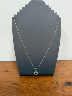 Vintage Silver & Garnet Pendant & Chain | Antique & Vintage | Moonee Ponds Antiques | Australia Wide Delivery