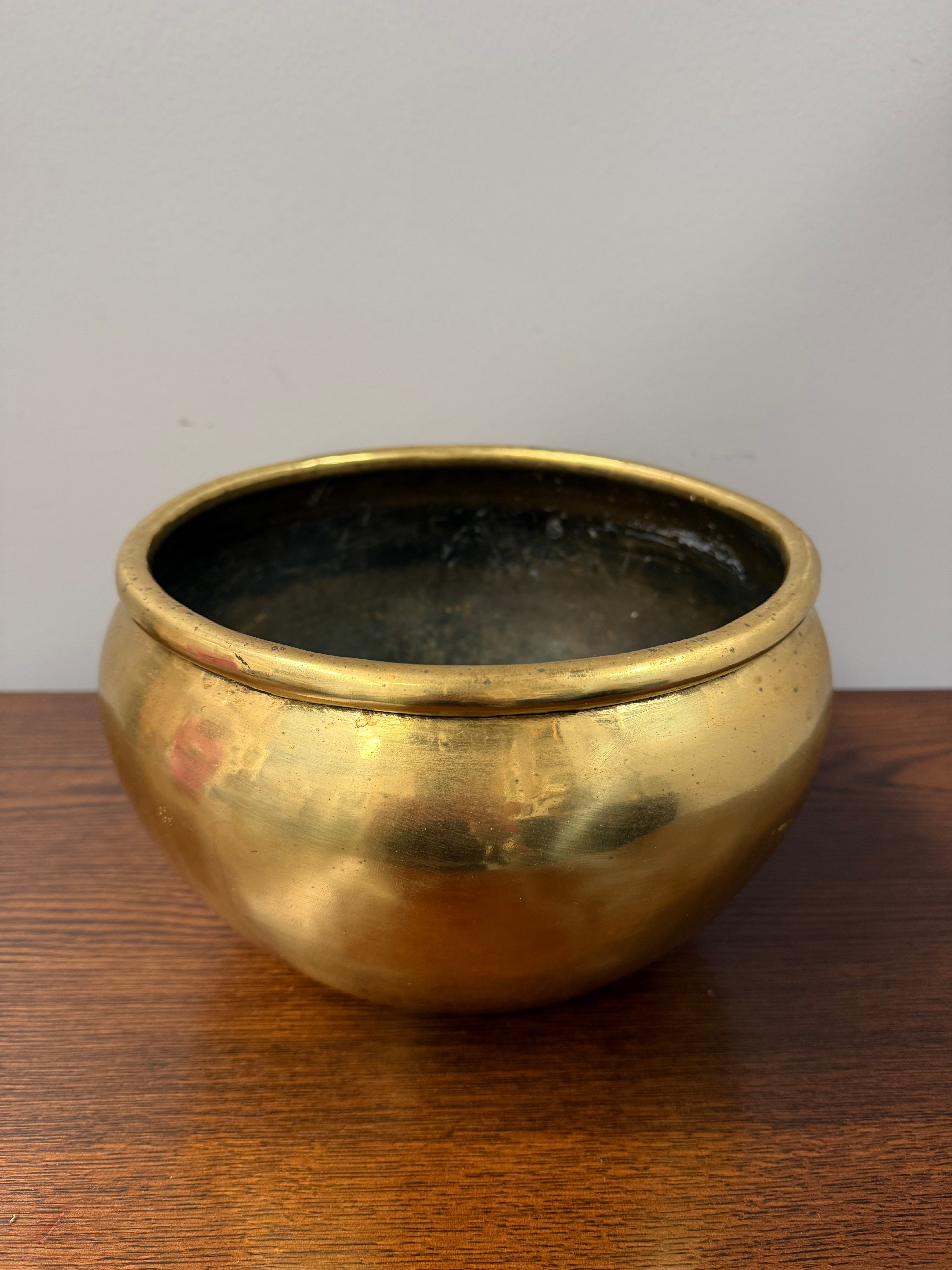 Antique Brass Planter/Jardinière