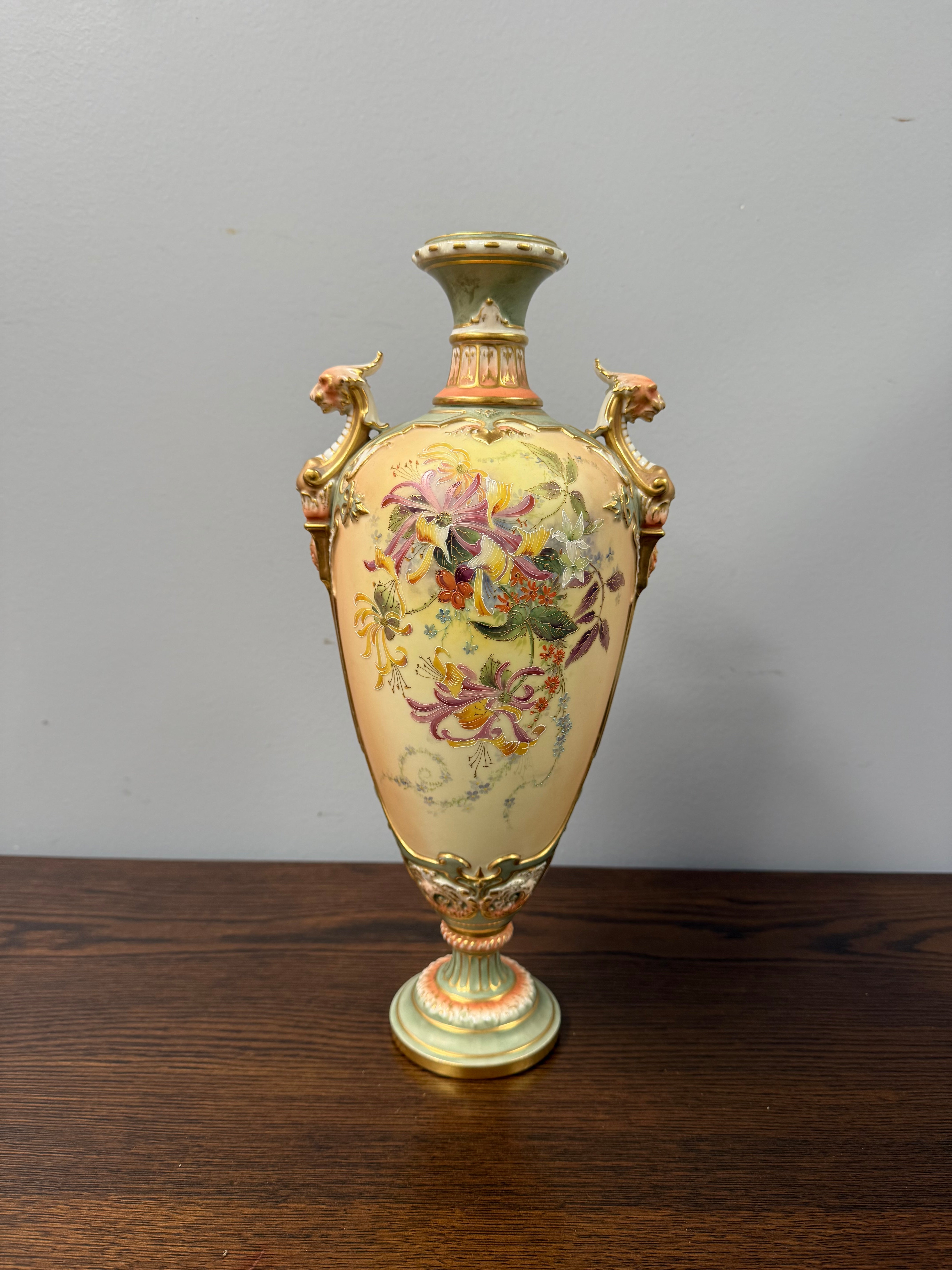 Antique English Royal Worcester Vase