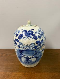 Antique 19th Century Qing Dynasty Ginger Jar