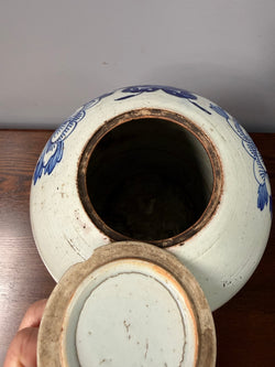 Antique 19th Century Qing Dynasty Ginger Jar