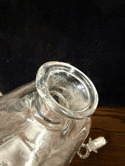 Rare 19th Century Engraved Swedish Decanter