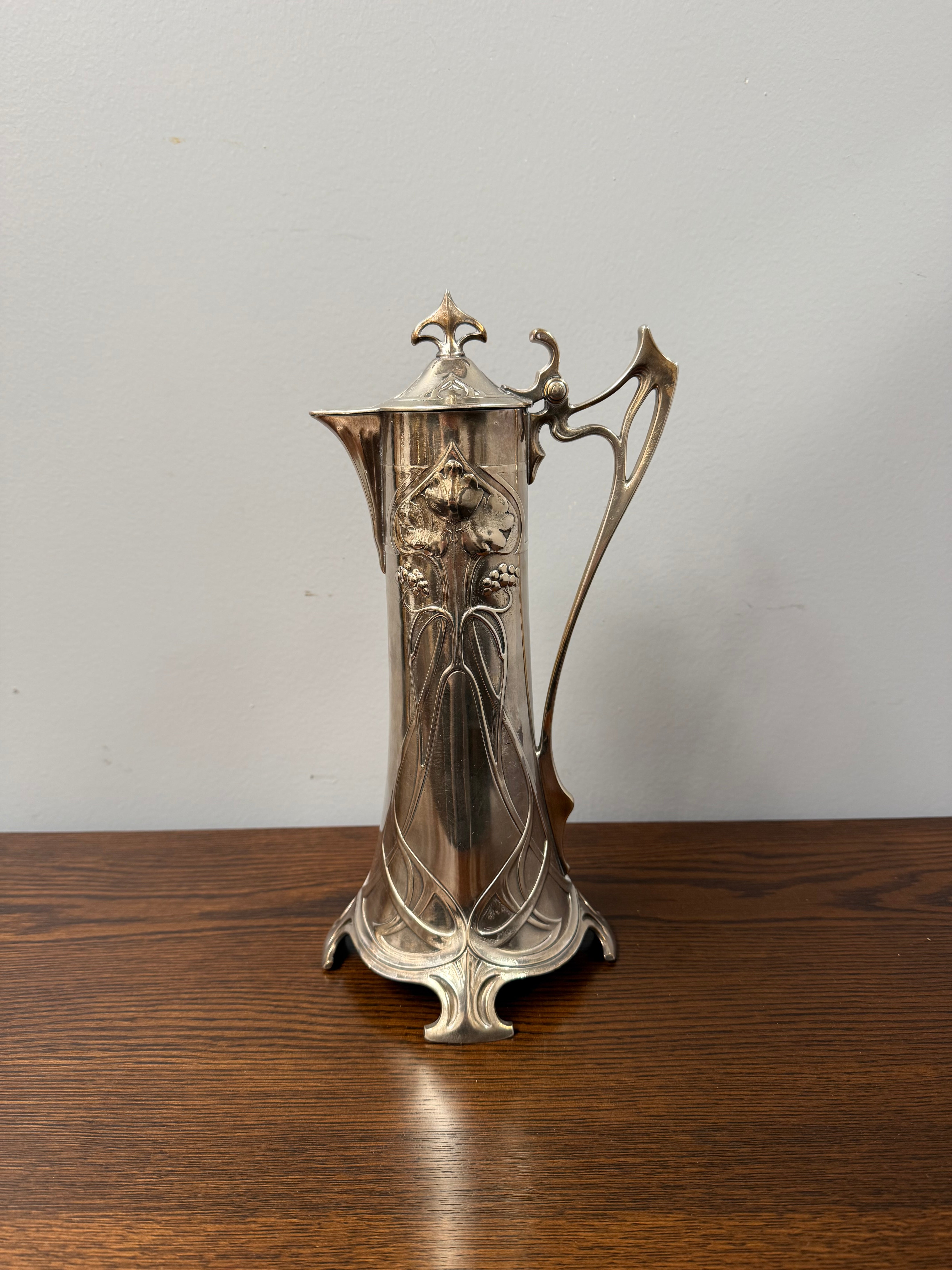 Stunning WMF Silver-Plated Art Nouveau Claret Jug