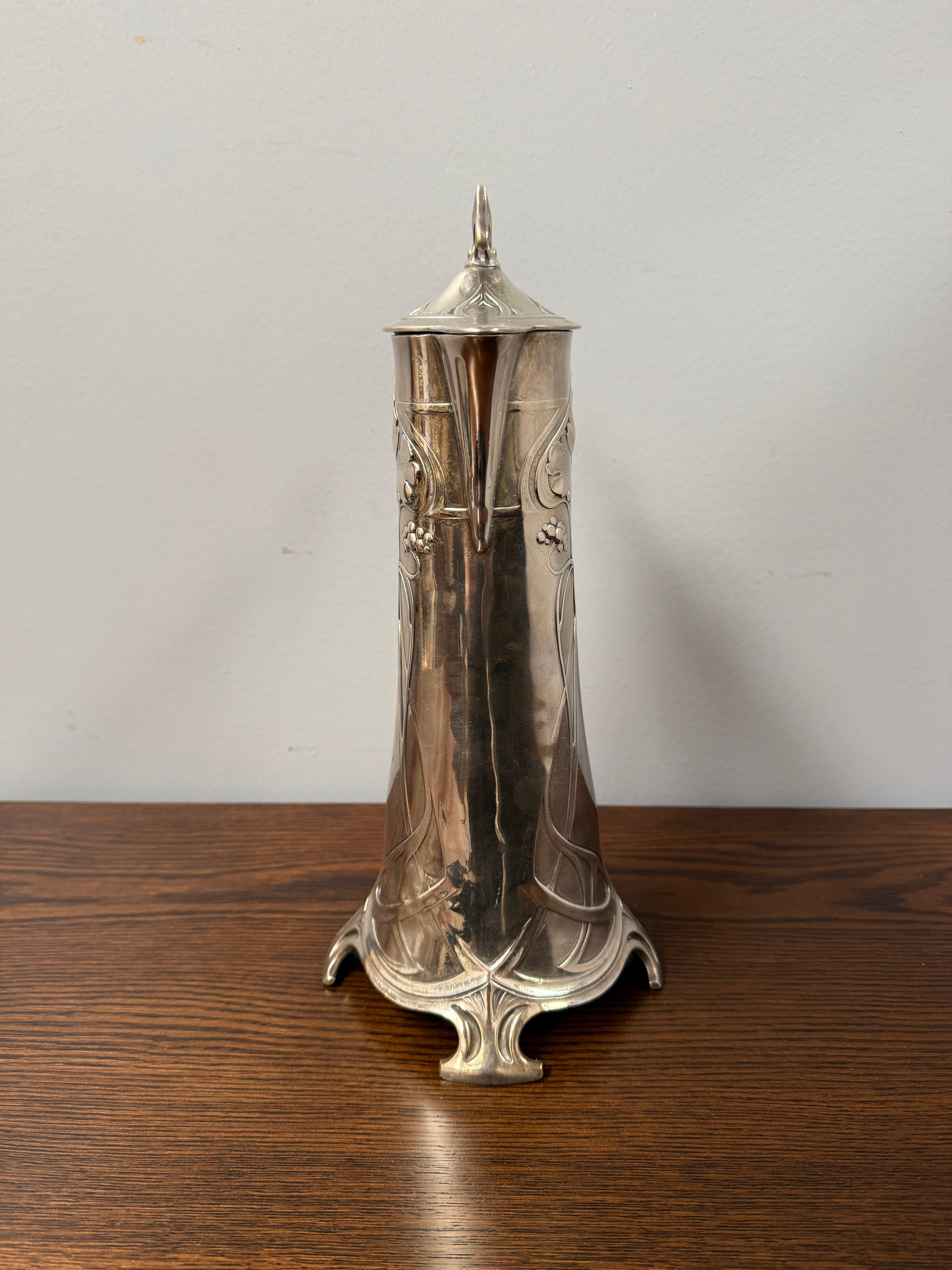 Stunning WMF Silver-Plated Art Nouveau Claret Jug