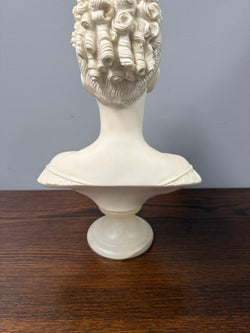 Vintage Composite Alabaster Bust Of a Victorian Woman