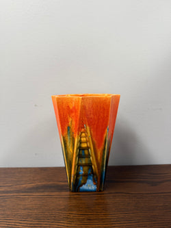 Decorative Crown Ducal Art Deco Vase "Firing Crack"
