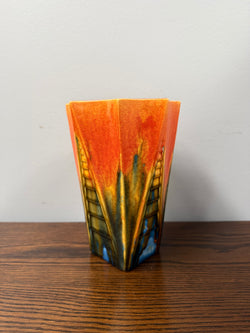 Decorative Crown Ducal Art Deco Vase "Firing Crack"