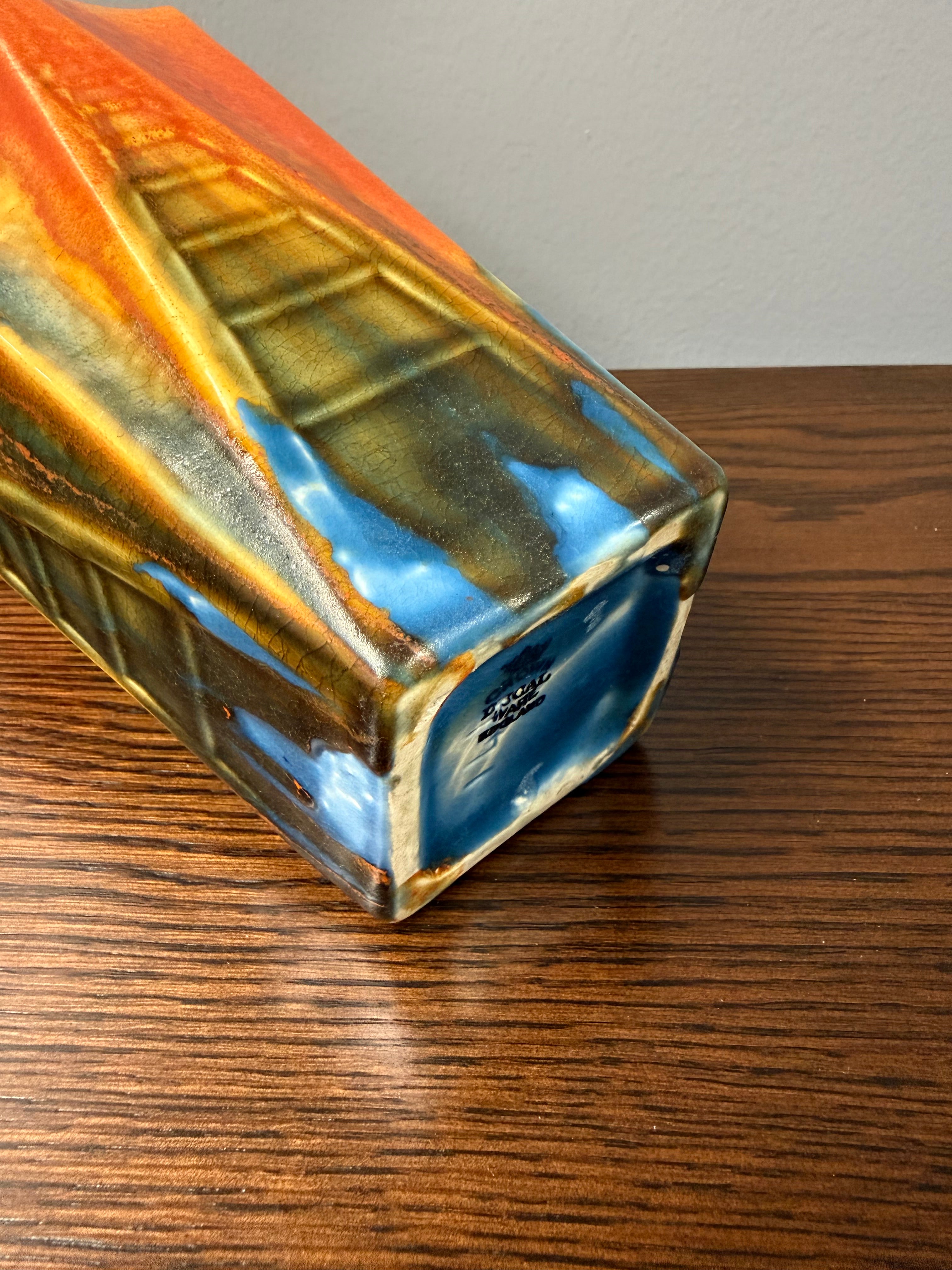 Decorative Crown Ducal Art Deco Vase "Firing Crack"