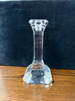 Orrefors Crystal Glass Candlestick Signed & Numbered