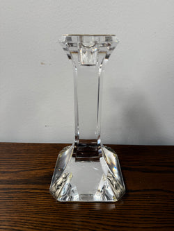 Orrefors Crystal Glass Candlestick Signed & Numbered