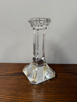 Orrefors Crystal Glass Candlestick Signed & Numbered