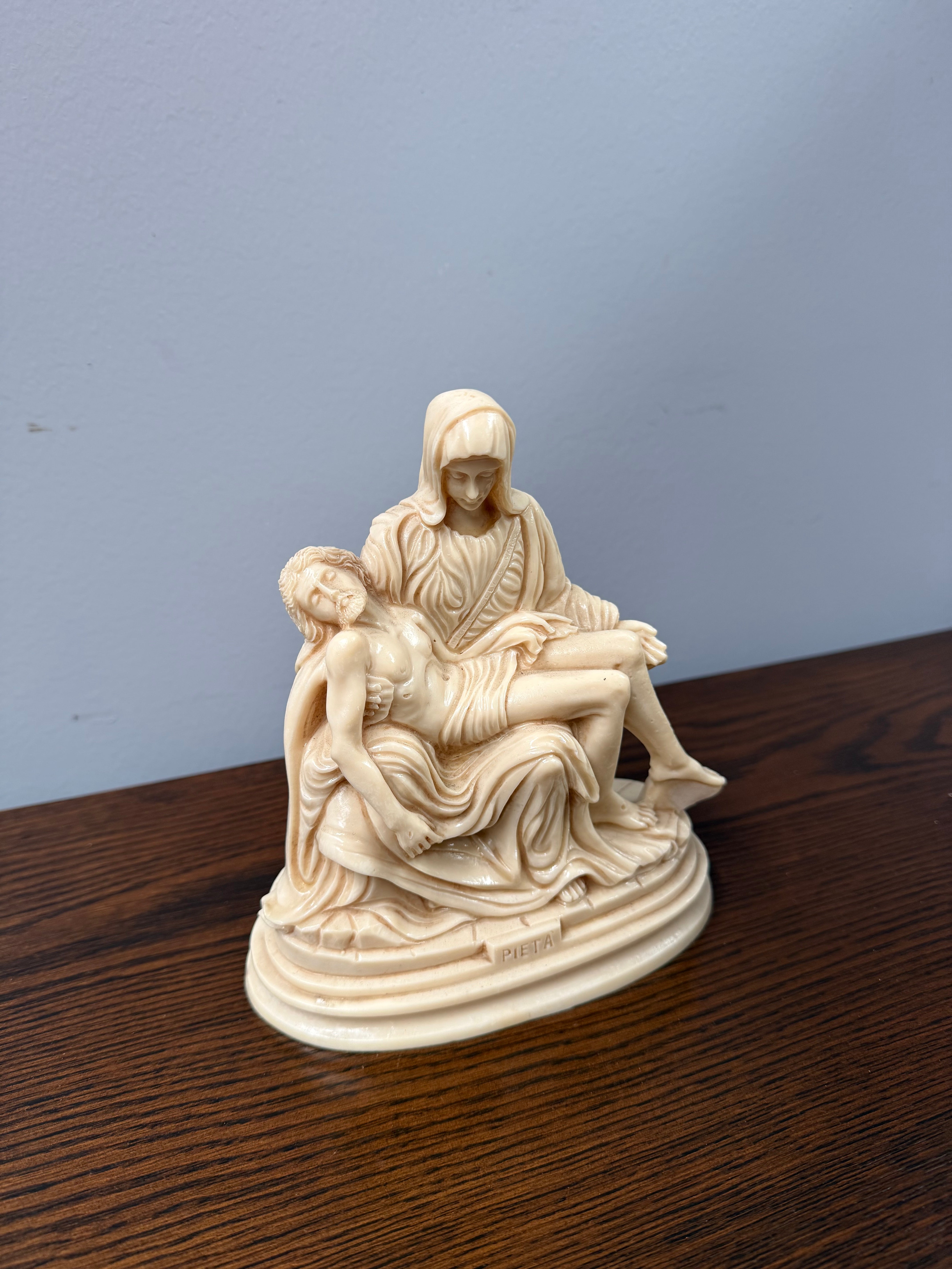 Vintage Italian Resin Religious Statue