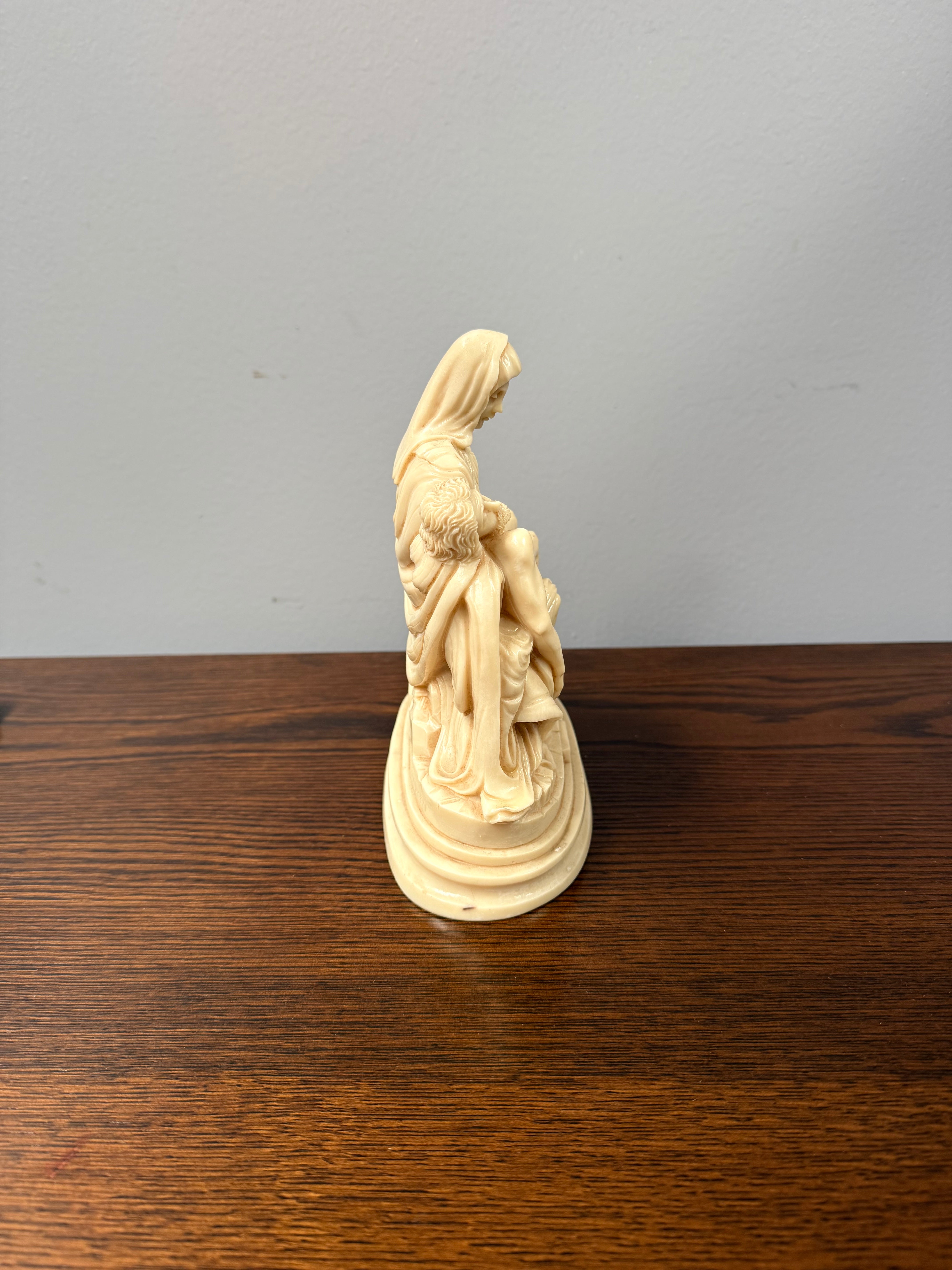 Vintage Italian Resin Religious Statue