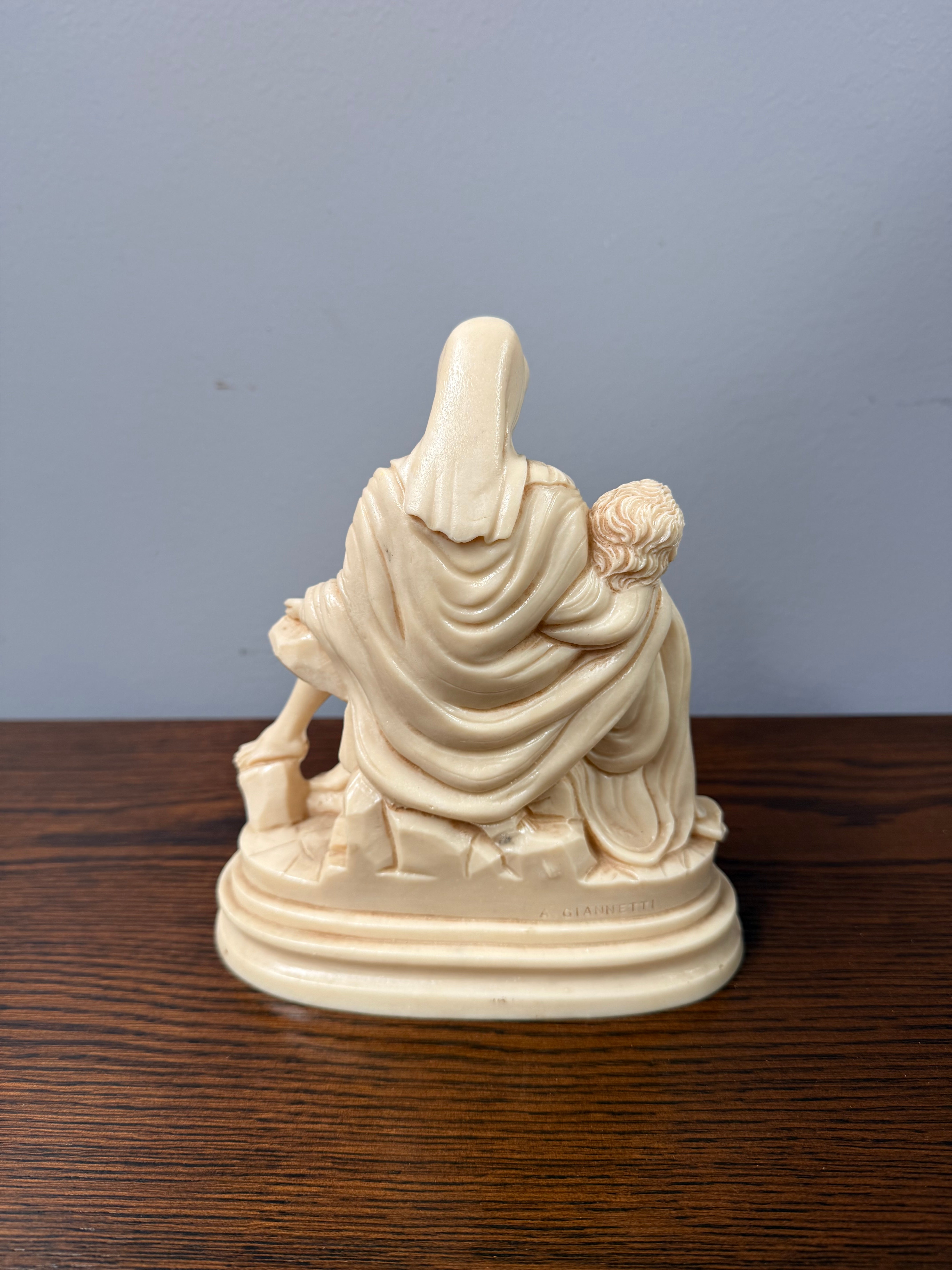 Vintage Italian Resin Religious Statue