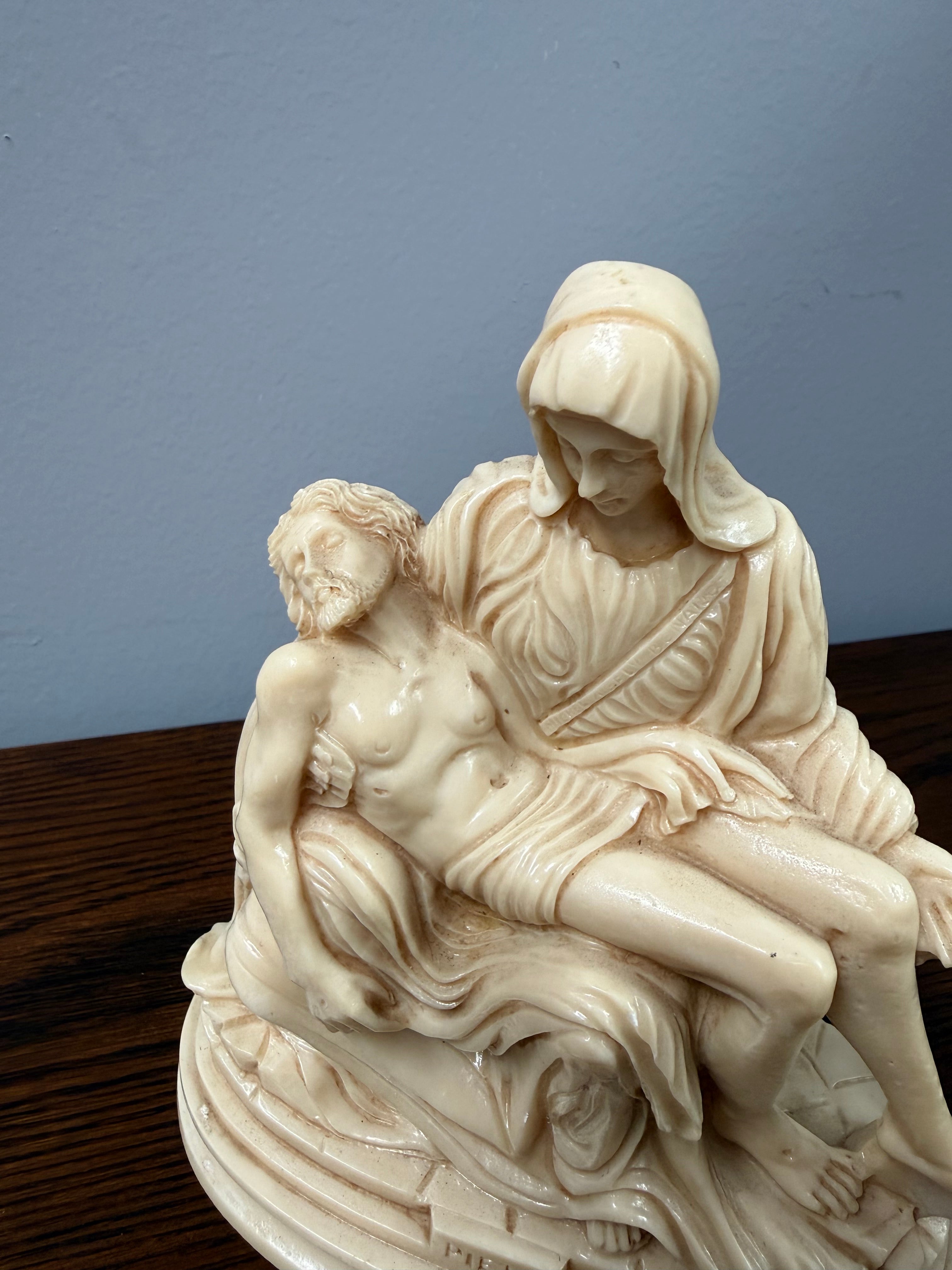 Vintage Italian Resin Religious Statue