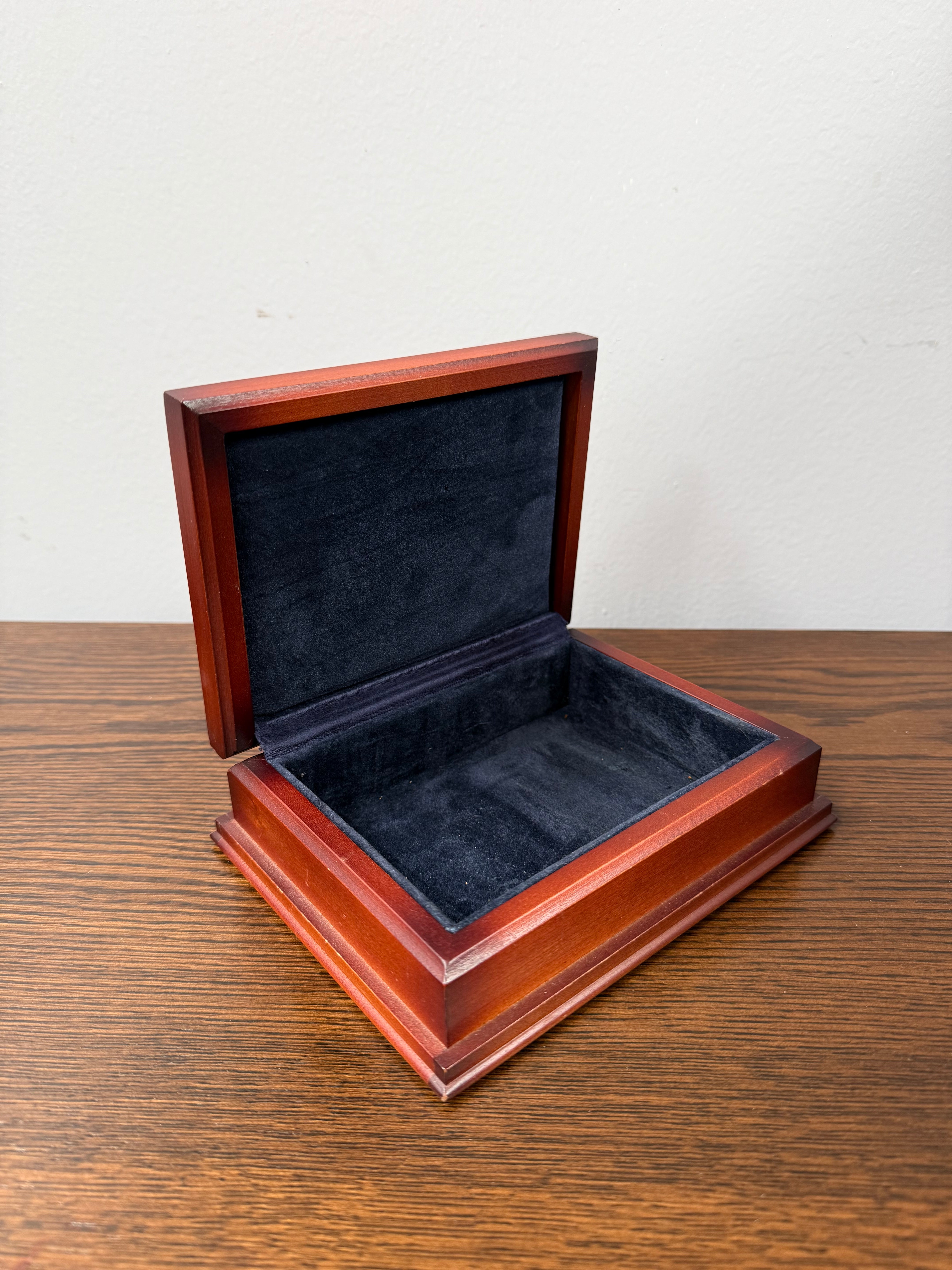 Vintage Silver Plated Embossed Jewellery Box