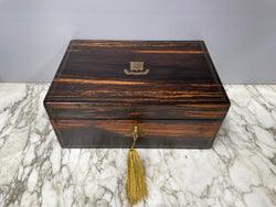 Superb Victorian Coromandel Writing Box | Antique & Vintage | Moonee Ponds Antiques | Australia Wide Delivery