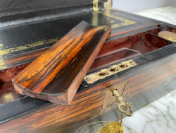 Superb Victorian Coromandel Writing Box | Antique & Vintage | Moonee Ponds Antiques | Australia Wide Delivery