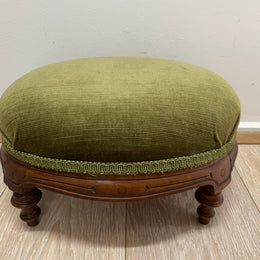 Late Victorian Colonial Style Footstool