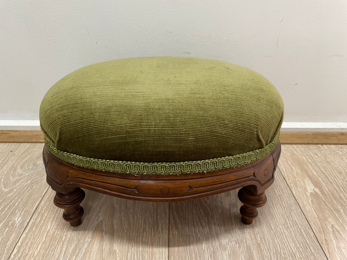 Late Victorian Colonial Style Footstool