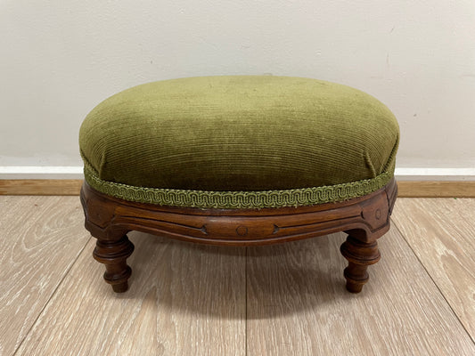 Late Victorian Colonial Style Footstool