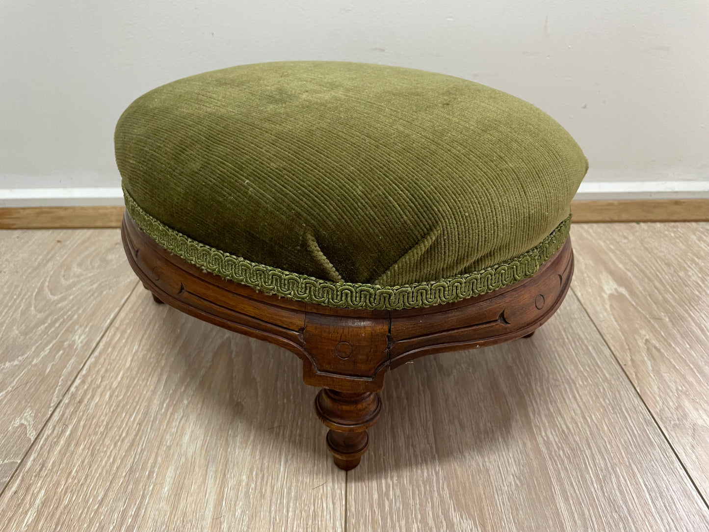 Late Victorian Colonial Style Footstool