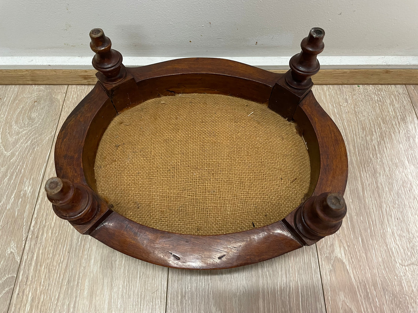 Late Victorian Colonial Style Footstool