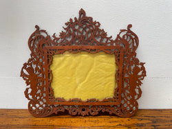 Antique Wooden Fretwork Picture Frame Featuring Cherubs | Antique & Vintage | Moonee Ponds Antiques | Australia Wide Delivery