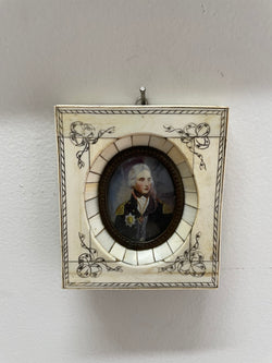 19th Century Antique Miniature Portrait Painting of "Lord Nelson" | Antique & Vintage | Moonee Ponds Antiques | Australia Wide Delivery