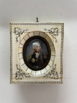 19th Century Antique Miniature Portrait Painting of "Lord Nelson" | Antique & Vintage | Moonee Ponds Antiques | Australia Wide Delivery
