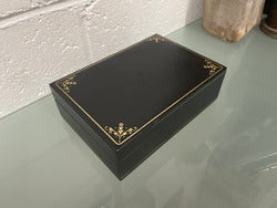 Vintage Leather Cards Box | Antique & Vintage | Moonee Ponds Antiques | Australia Wide Delivery