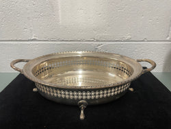 Edwardian Silver Plated Serving Dish | Antique & Vintage | Moonee Ponds Antiques | Australia Wide Delivery