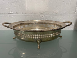 Edwardian Silver Plated Serving Dish | Antique & Vintage | Moonee Ponds Antiques | Australia Wide Delivery