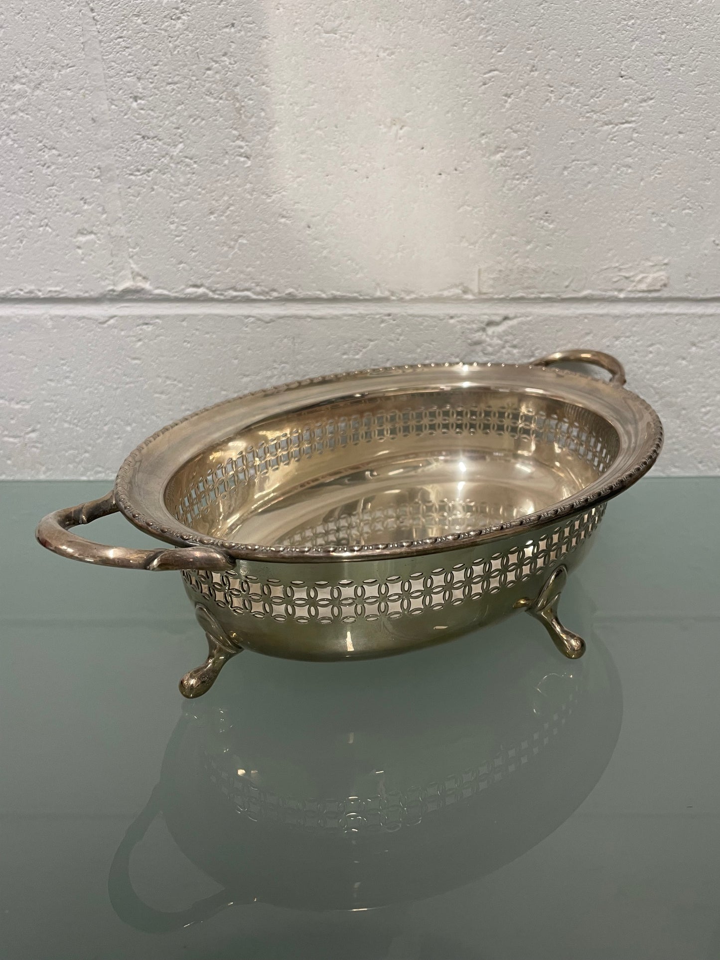 Edwardian Silver Plated Serving Dish