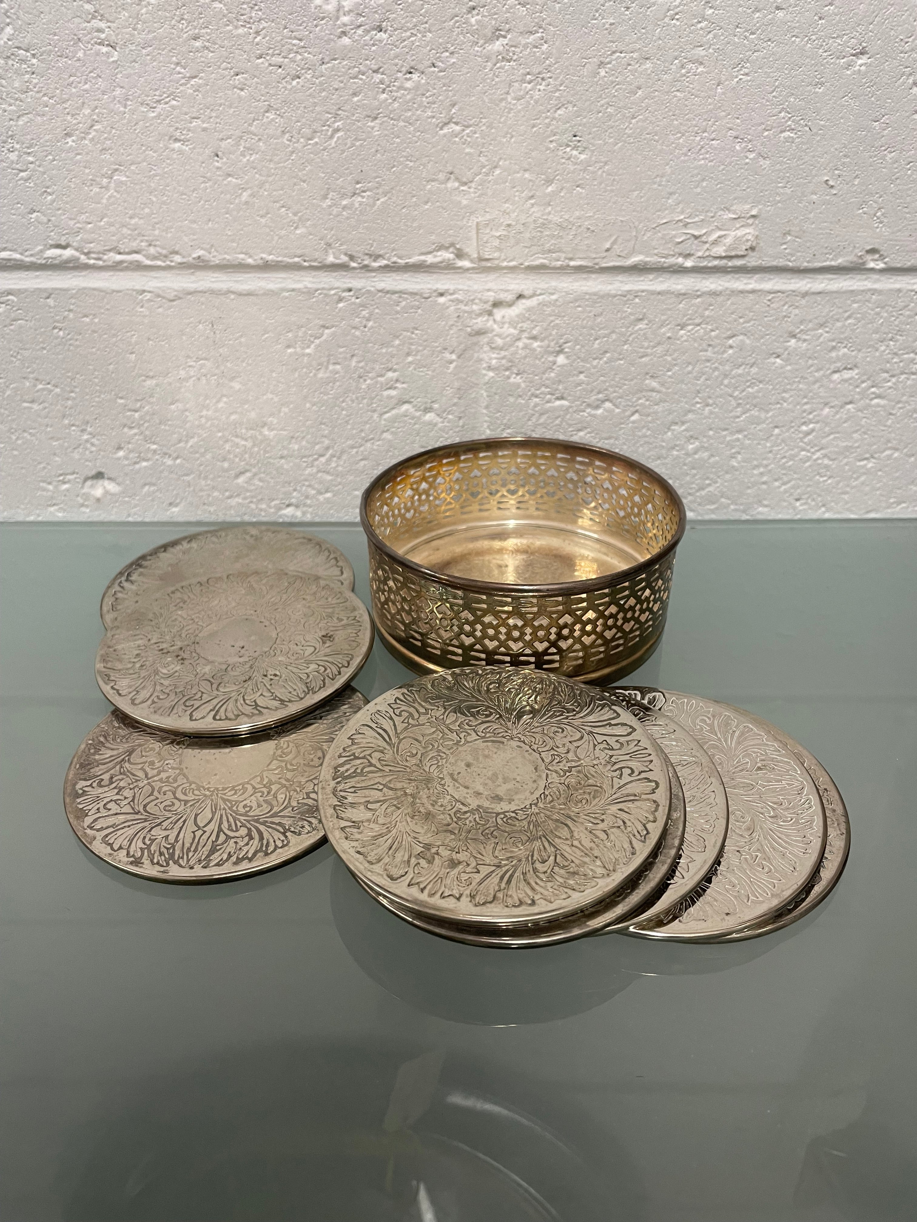 Vintage Coaster Set | Antique & Vintage | Moonee Ponds Antiques | Australia Wide Delivery