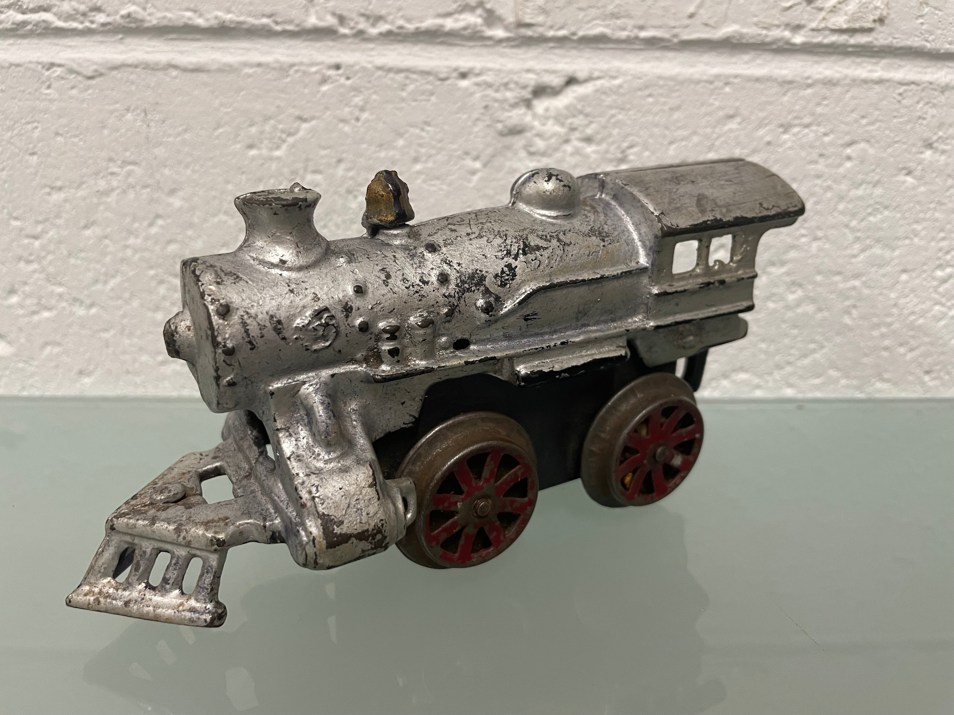Antique Cast Iron Wind-Up Train Dated 1922 | Antique & Vintage | Moonee Ponds Antiques | Australia Wide Delivery