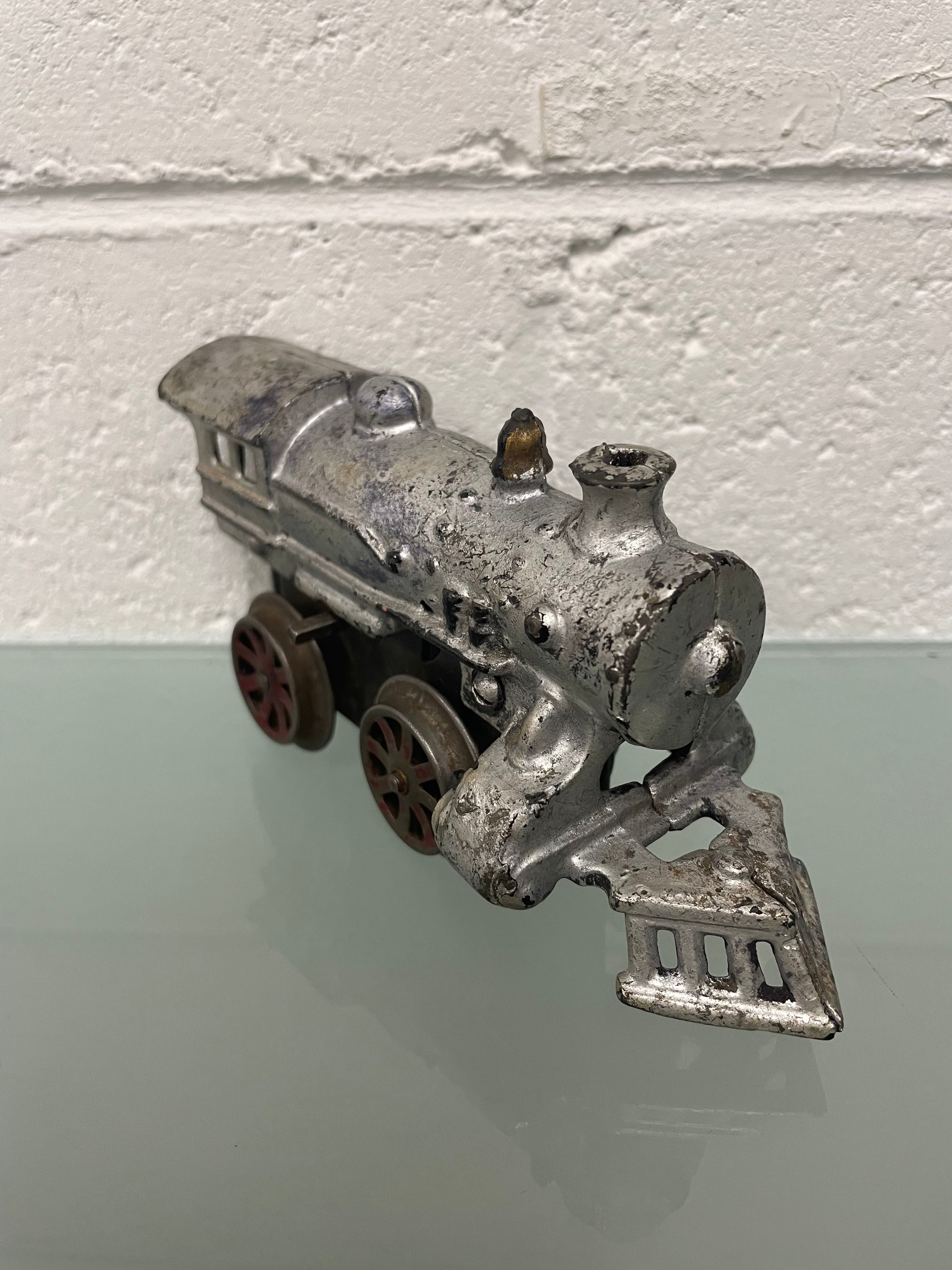 Antique Cast Iron Wind-Up Train Dated 1922