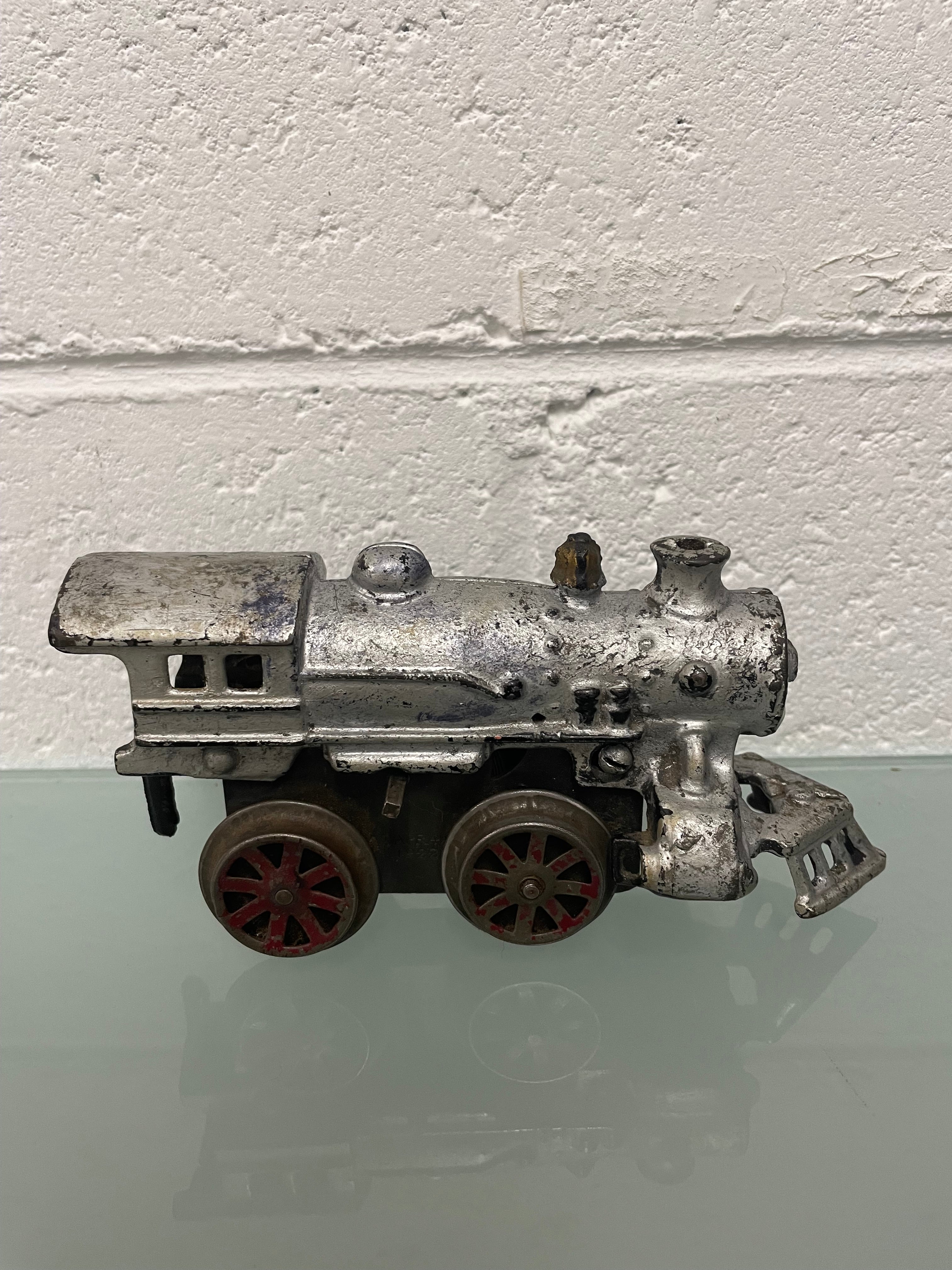 Antique Cast Iron Wind-Up Train Dated 1922