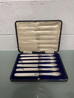 Selfridge Silver Plate Fruit/Entree Knives | Antique & Vintage | Moonee Ponds Antiques | Australia Wide Delivery