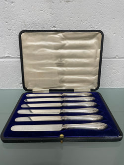 Selfridge Silver Plate Fruit/Entree Knives | Antique & Vintage | Moonee Ponds Antiques | Australia Wide Delivery