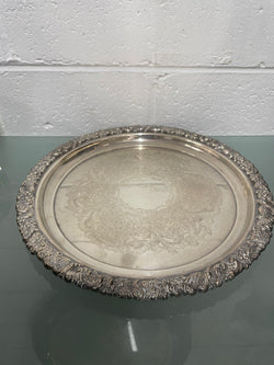 Hecworth Sheffield Plate Serving Tray | Antique & Vintage | Moonee Ponds Antiques | Australia Wide Delivery