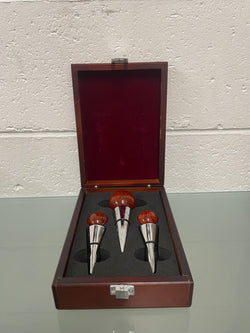 Vintage Wine Stoppers With Case | Antique & Vintage | Moonee Ponds Antiques | Australia Wide Delivery