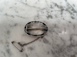 Antique Silver & Abalone Shell Brooch | Antique & Vintage | Moonee Ponds Antiques | Australia Wide Delivery
