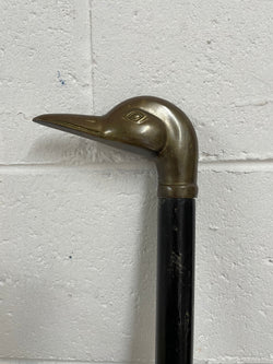 Vintage Victorian Style Walking Stick With Brass Duck Head | Antique & Vintage | Moonee Ponds Antiques | Australia Wide Delivery