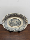 Victorian Gravy Boat Plate Rhine River Scene | Antique & Vintage | Moonee Ponds Antiques | Australia Wide Delivery