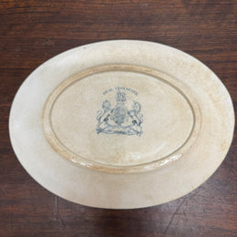 Victorian Gravy Boat Plate Rhine River Scene