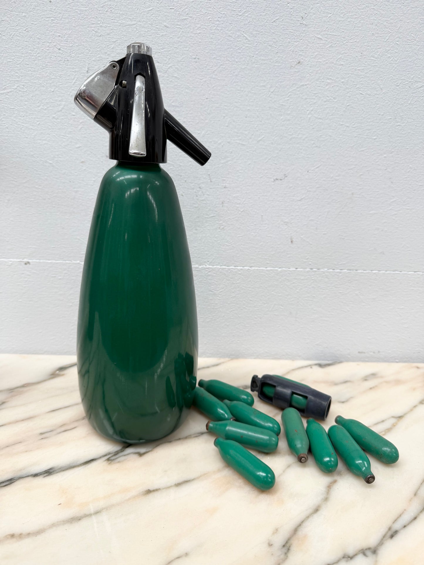 Vintage 1970's Retro Soda Syphon & Sparklers