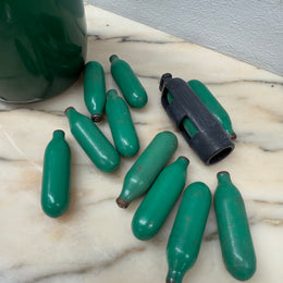 Vintage 1970's Retro Soda Syphon & Sparklers